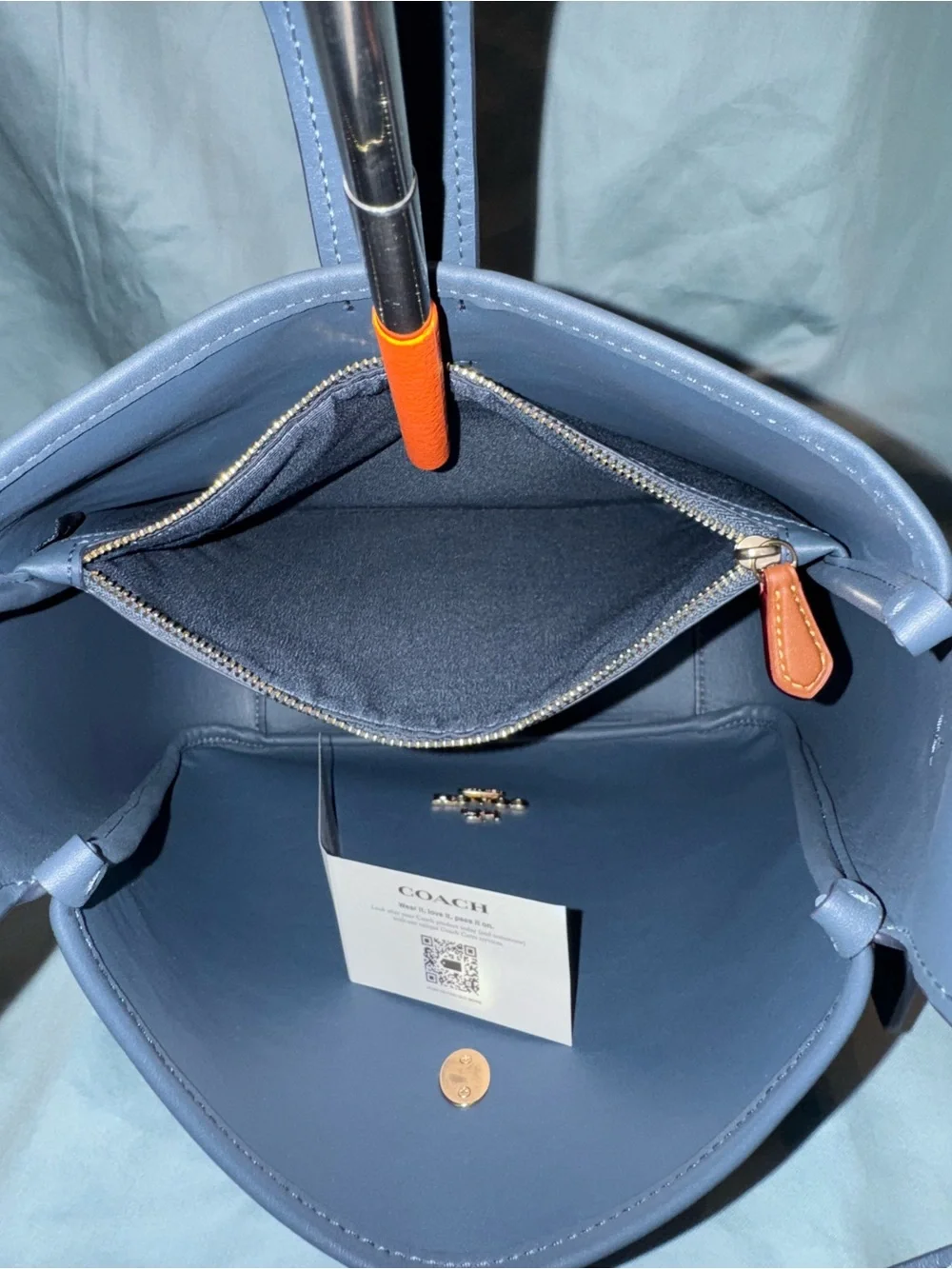 Coach CDB98 Hadley Convertible Crossbody Bag in Signature Denim - Picture 12 of 15
